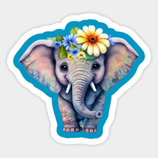 baby elephant Sticker